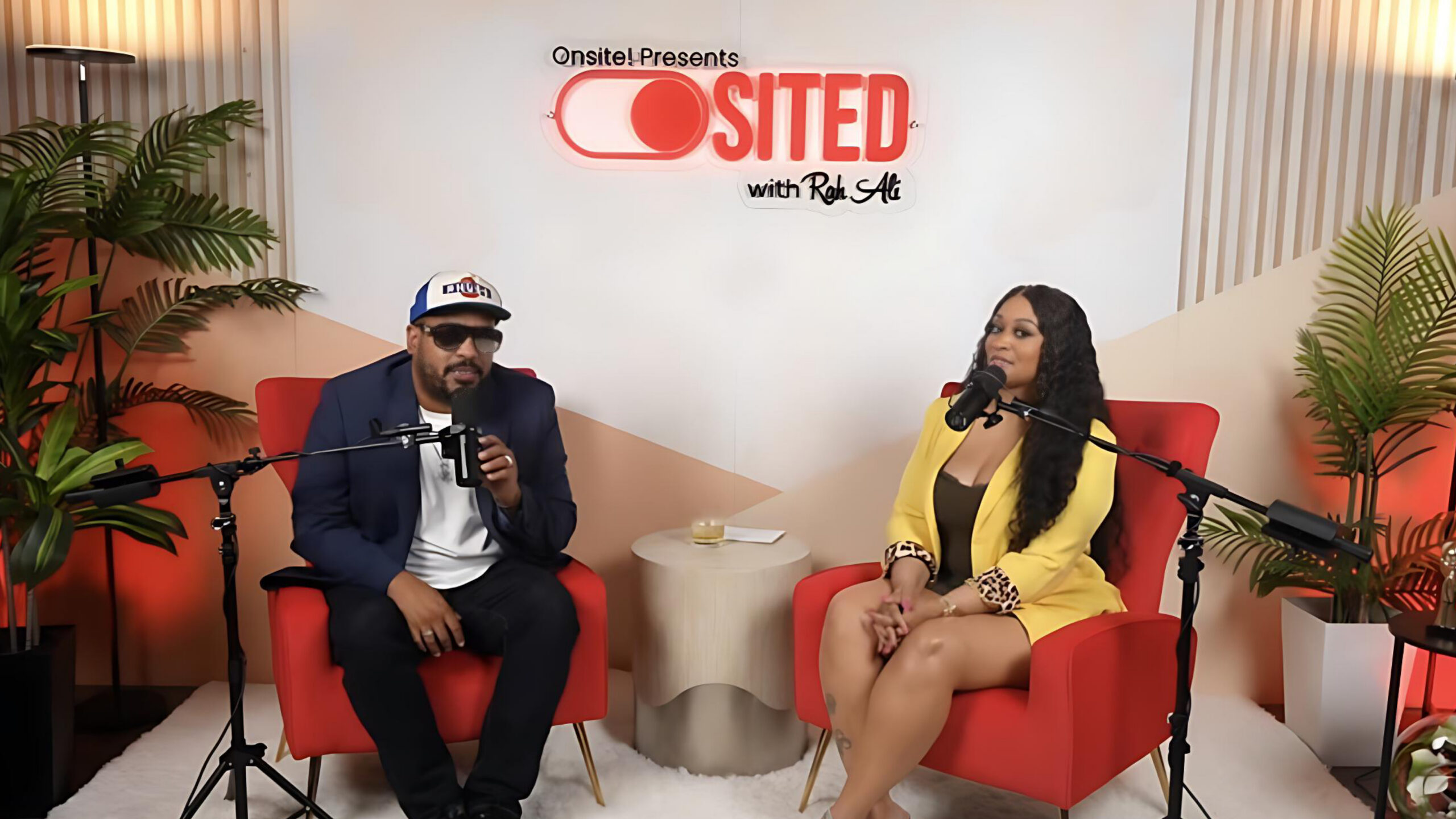 Rah Ali and Mister Lewis debating dating and relationships on the Sited podcast